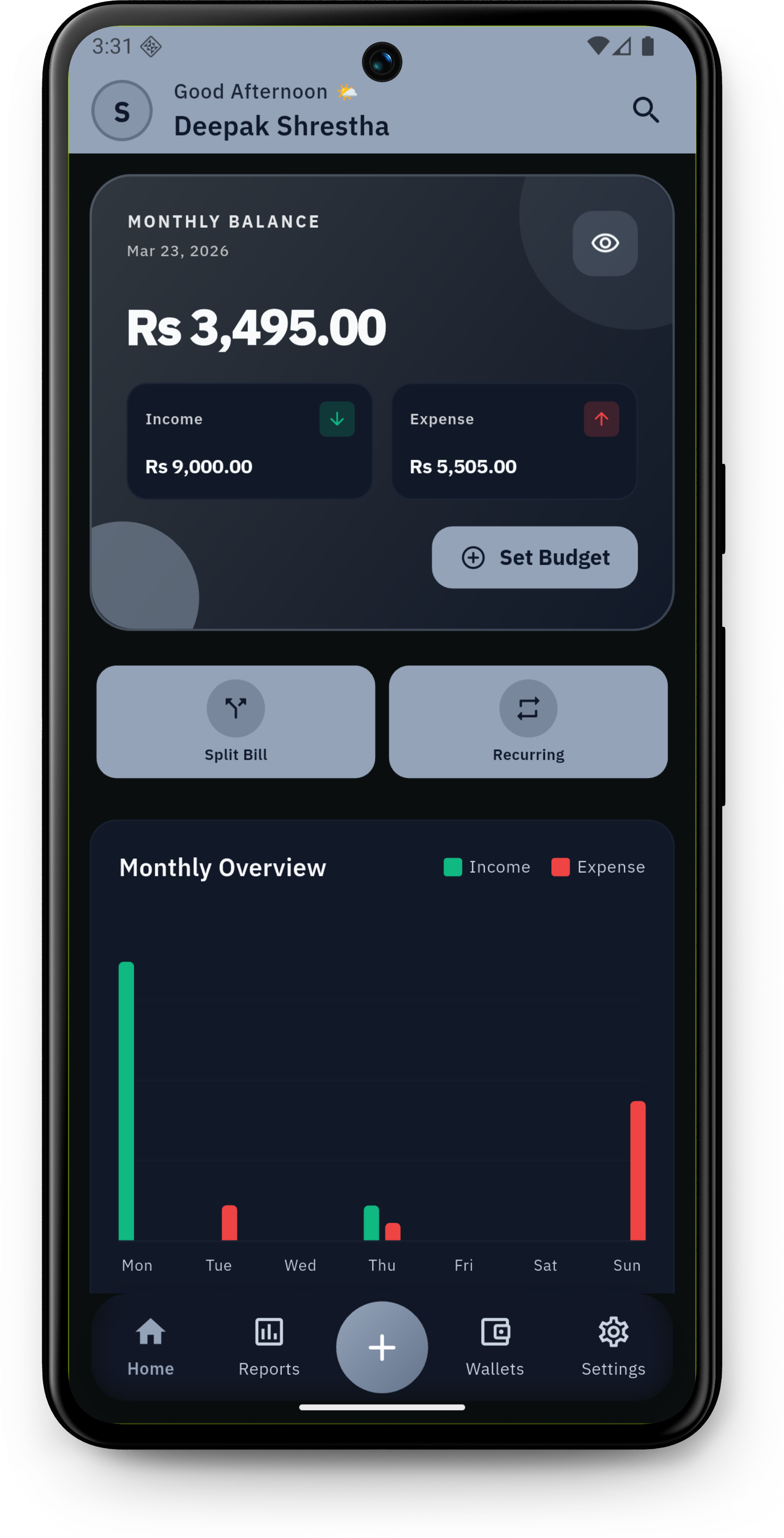 Monetix App Screenshot